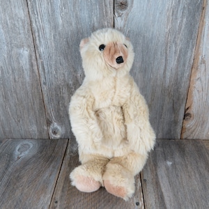 Vintage Bear Plush Puppet Folkmanis Folktails Stuffed Animal Full Body Lifelike