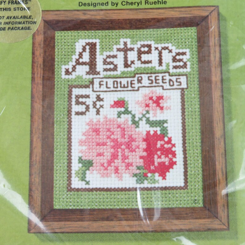Vintage Jiffy Stitchery Cross Stitch Kit Sunset Designs 932 Etsy