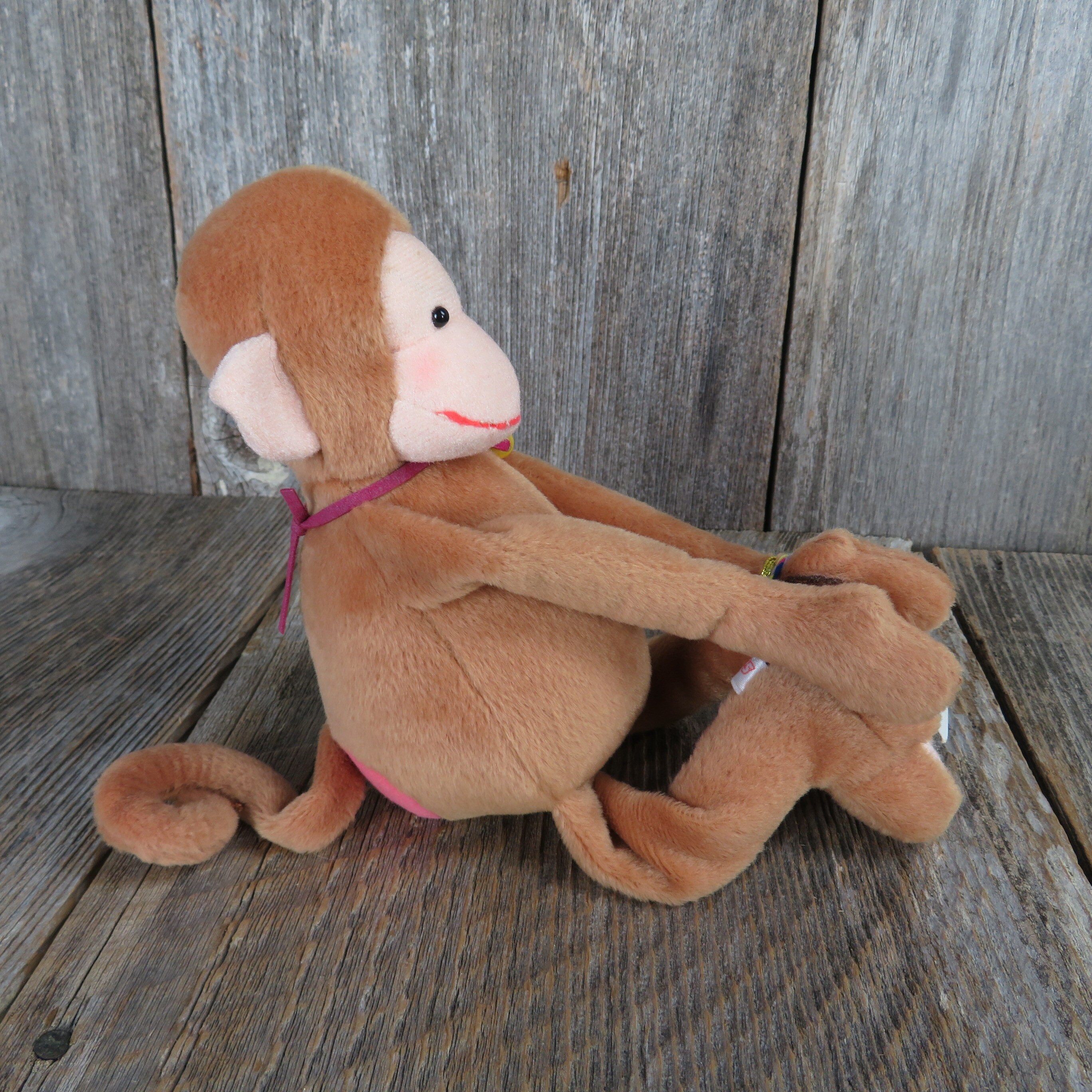 ヴィンテージ モンキー ぬいぐるみ プロミスリング ミカンガ セキグチ