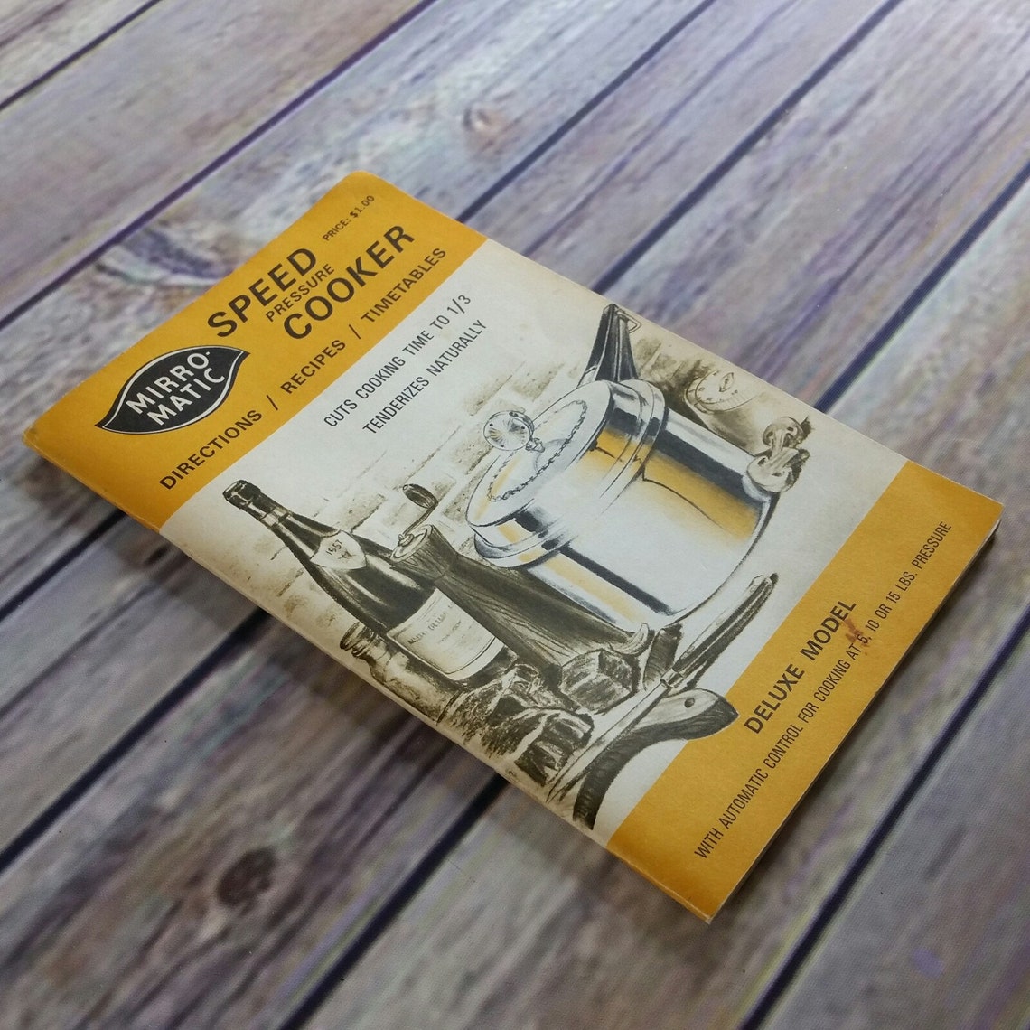 Vintage Cookbook Mirro Matic Pressure Cooker Recipes and Etsy