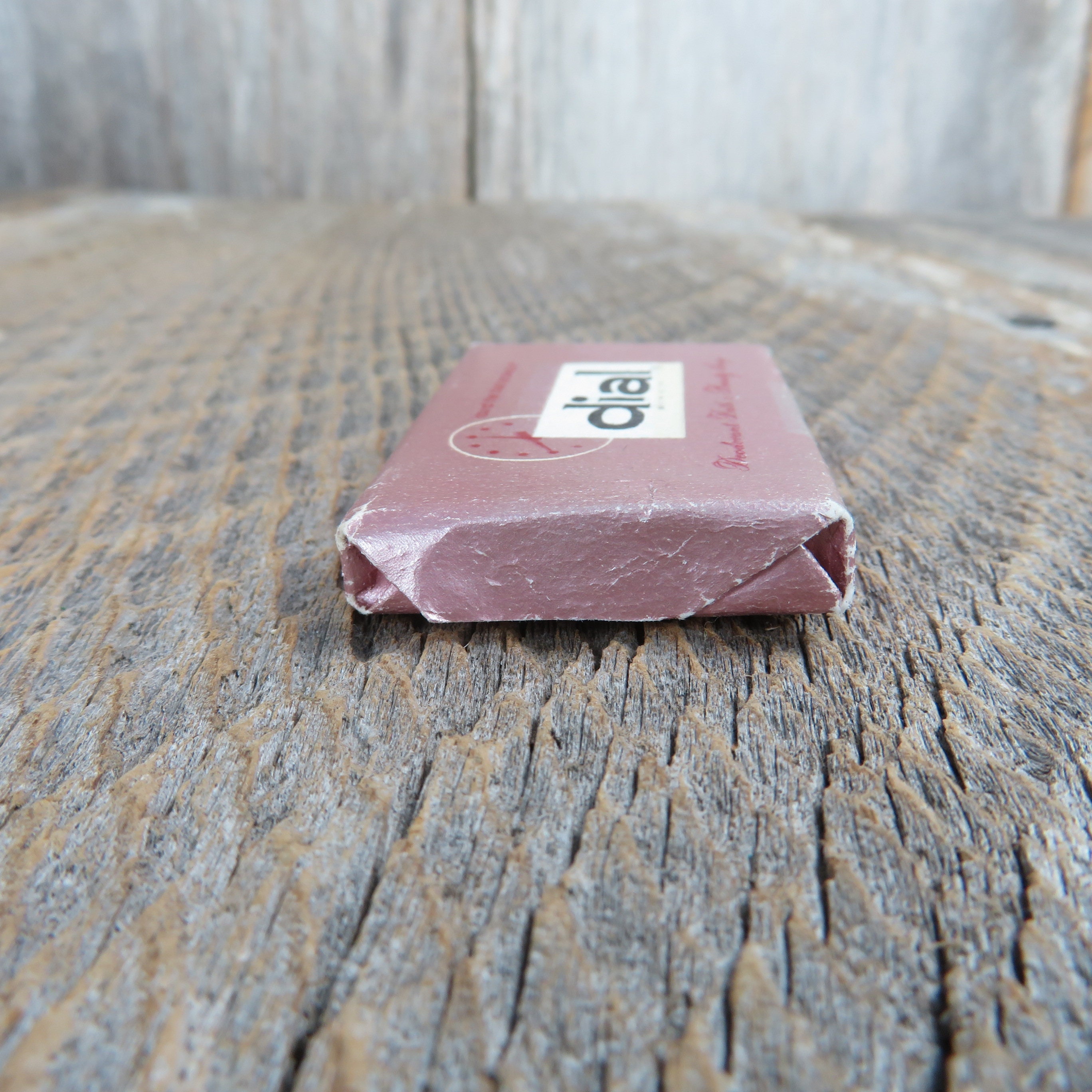 Vintage Dial Personal Size Soap Pink Foil Wrapped Unused Made in