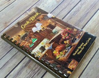 Livro de receitas da igreja vintage Old Mt Zion Baptist Church Woman's Auxiliary 1992