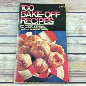 Vintage Cookbook Pillsbury 100 Bake Off Recipes 20th Annual 1969 Champions