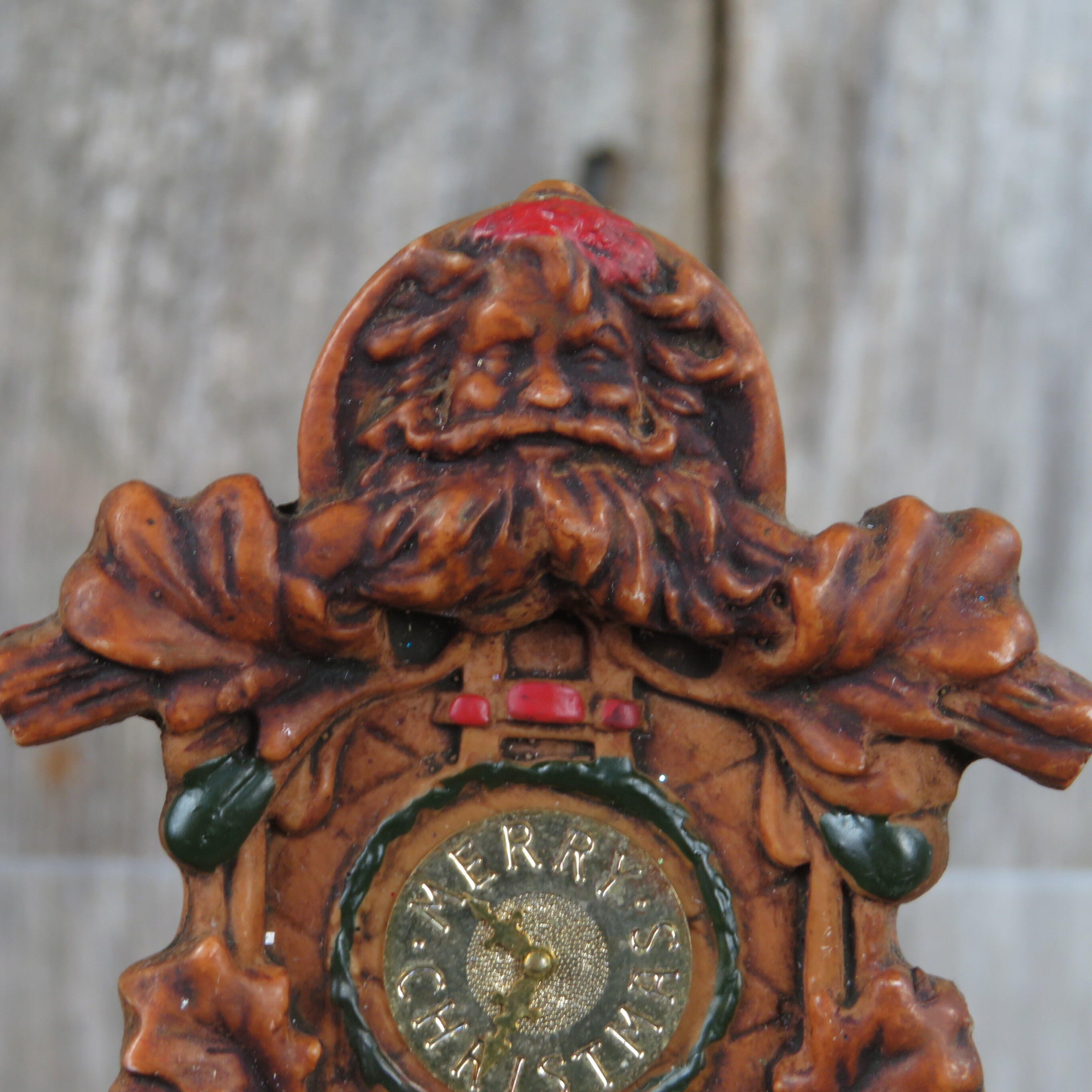 Vintage Clock Ornament Old World Cuckoo Hallmark Christmas Etsy