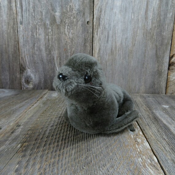 gray seal stuffed animal