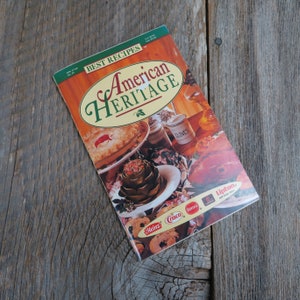 Best Recipe American Heritage Cookbook Pamphlet Heinz Crisco Borden Lowry&#39;s Lipton Grocery Store Booklet 1995