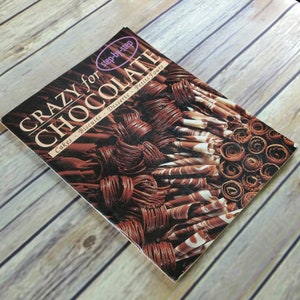 Vintage Cookbook Crazy for Chocolate Recipes Step by Step 2000 Bay Books Cakes Biscuits Desserts Petits Fours Paperback