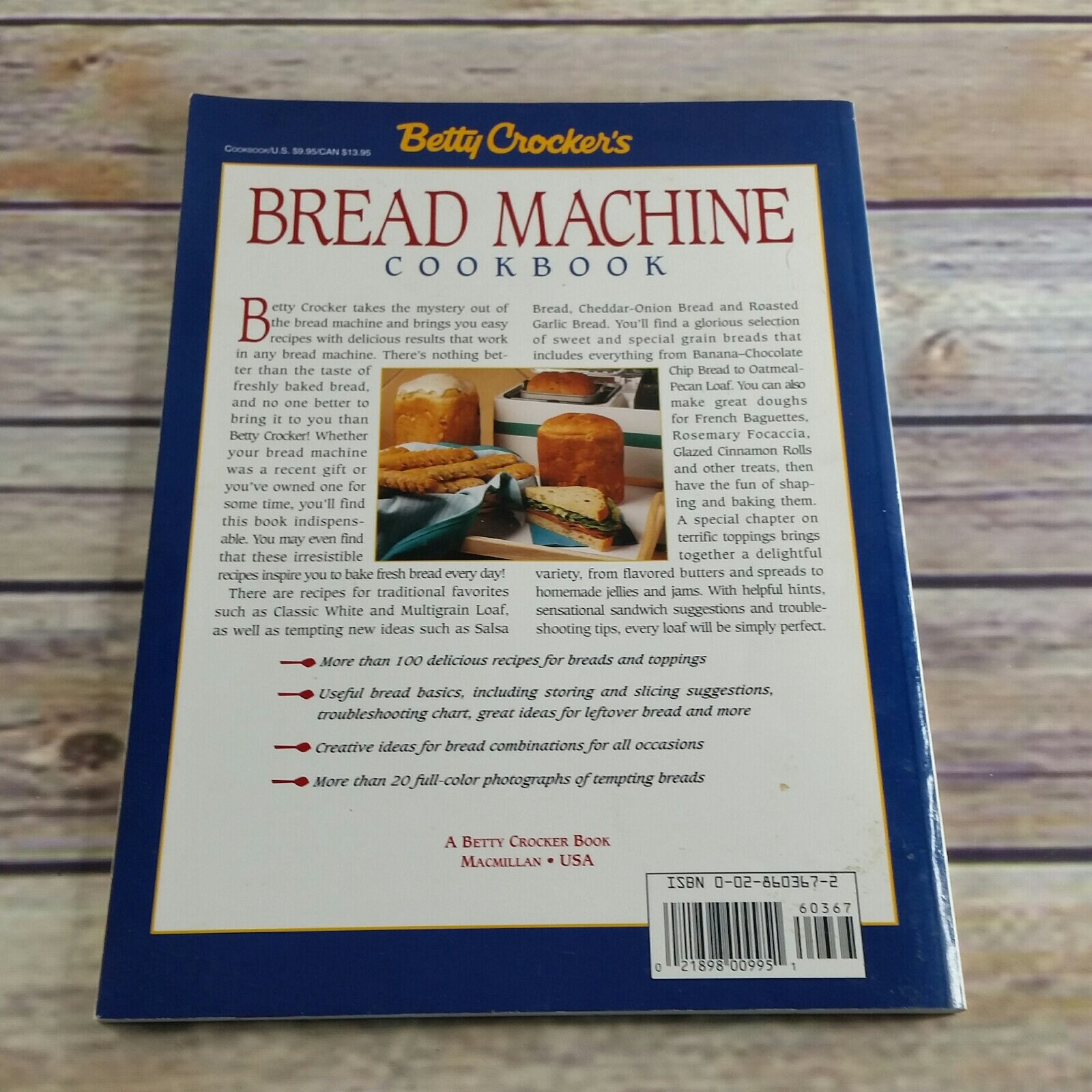 Vintage Cookbook Betty Crocker Bread Machine 1995 Bread Etsy