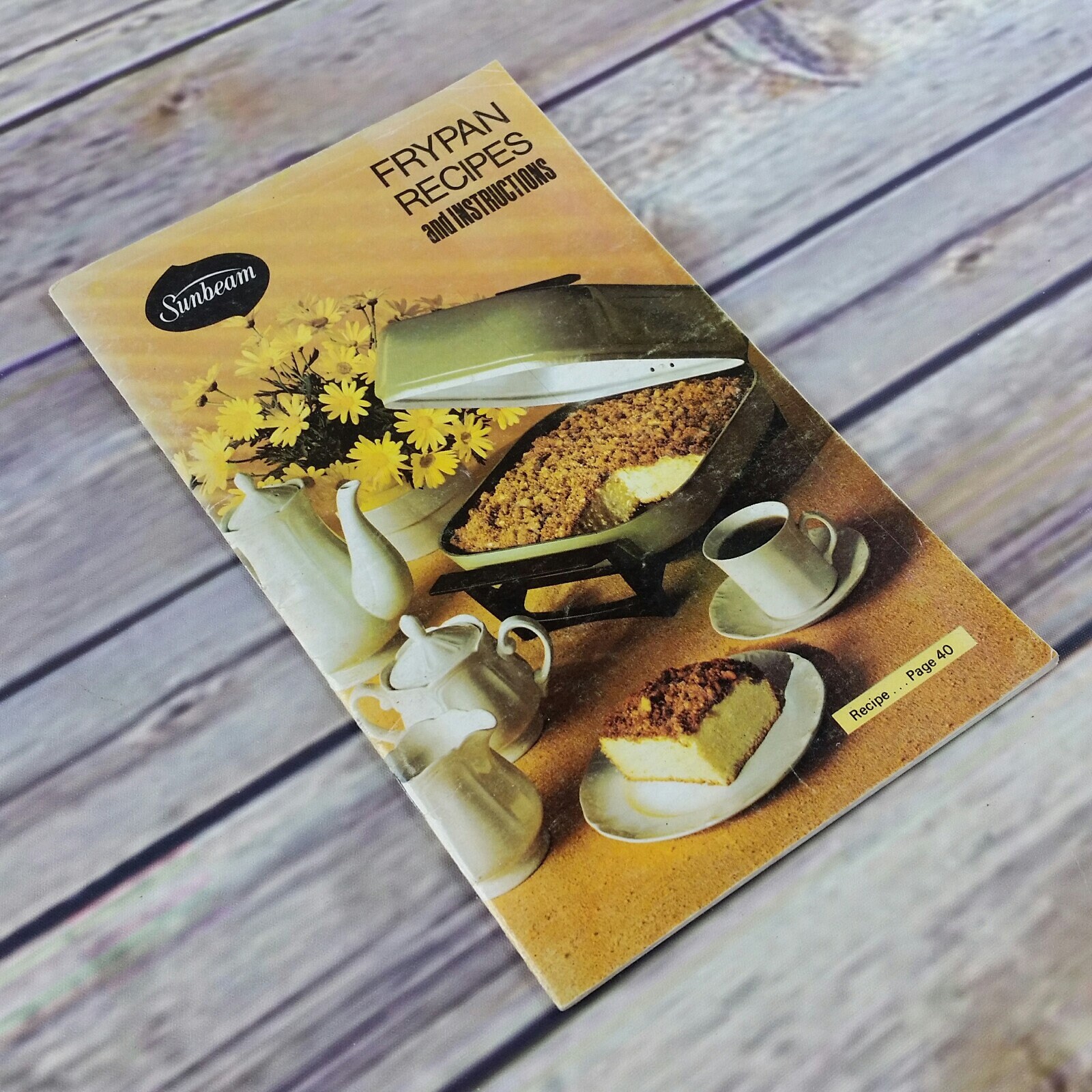 Sunbeam Frypan Vintage Cookbook Recipes and Instructions Etsy