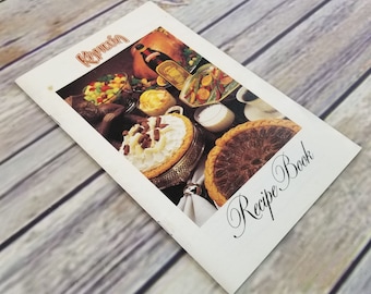 Vintage Cookbook Kahlua Recipes Book Promo Paperback Booklet 1986 Promo Recipes Alcohol