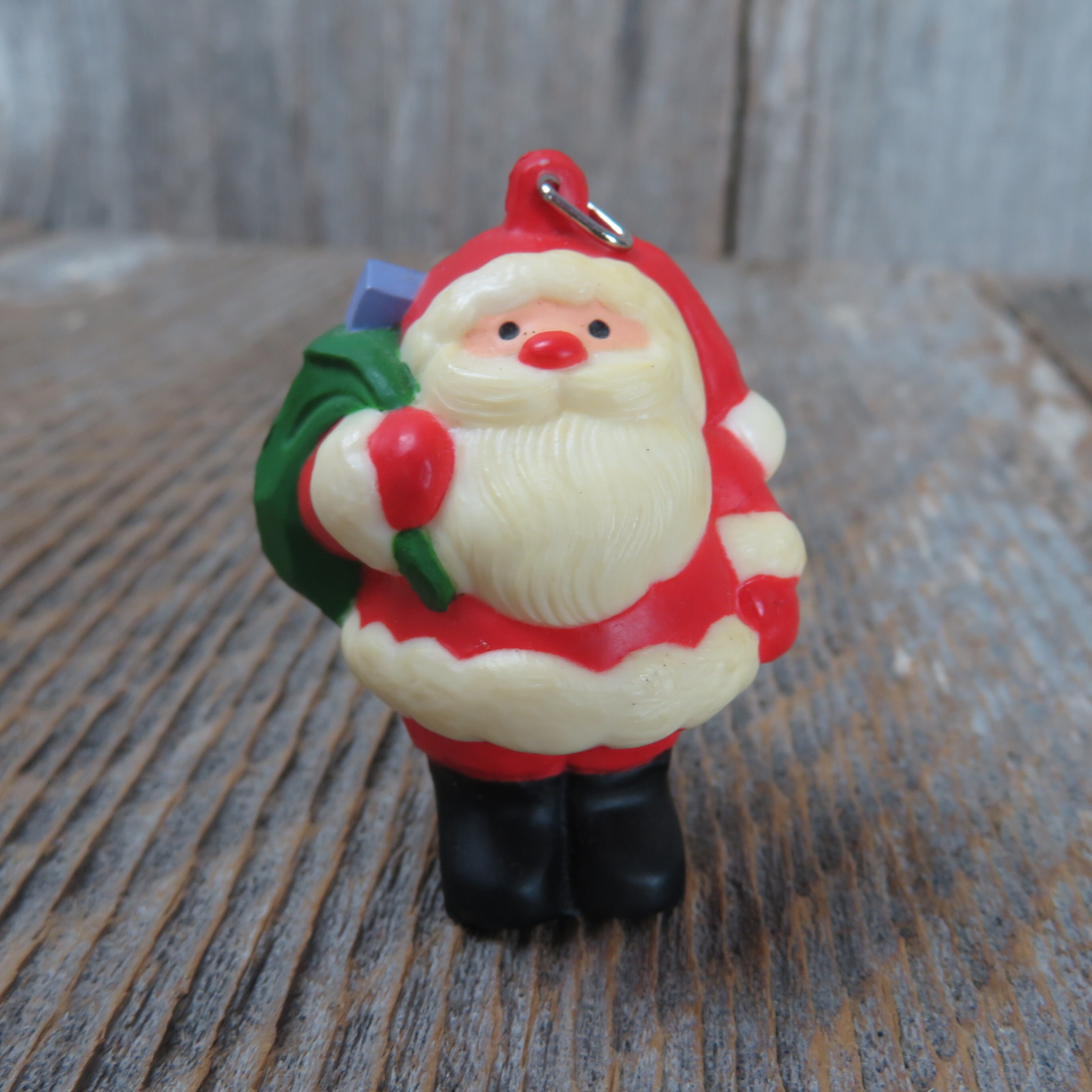 Jolly Santa Ornament 1983 Hallmark Christmas Toy Bag - Etsy Canada