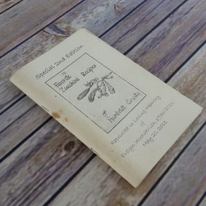 Vintage California Cookbook Favorite Zucchini Recipes Humboldt County Evelyn Wunderlich Home Advisor Humboldt Del Norte 1981 2nd Edition
