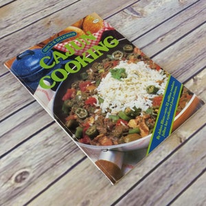 Vintage Cajun Cooking Recipes Cookbook Johna Blinn 1989 Paperback Book Quick and Delicious