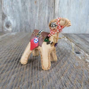 Leather Camel Figurine Nativity Animal Wiseman Christmas Christmas Story Figure