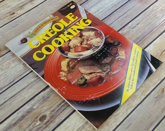 Livre de cuisine vintage Recettes de cuisine créole Johna Blinn 1989 Livre de poche