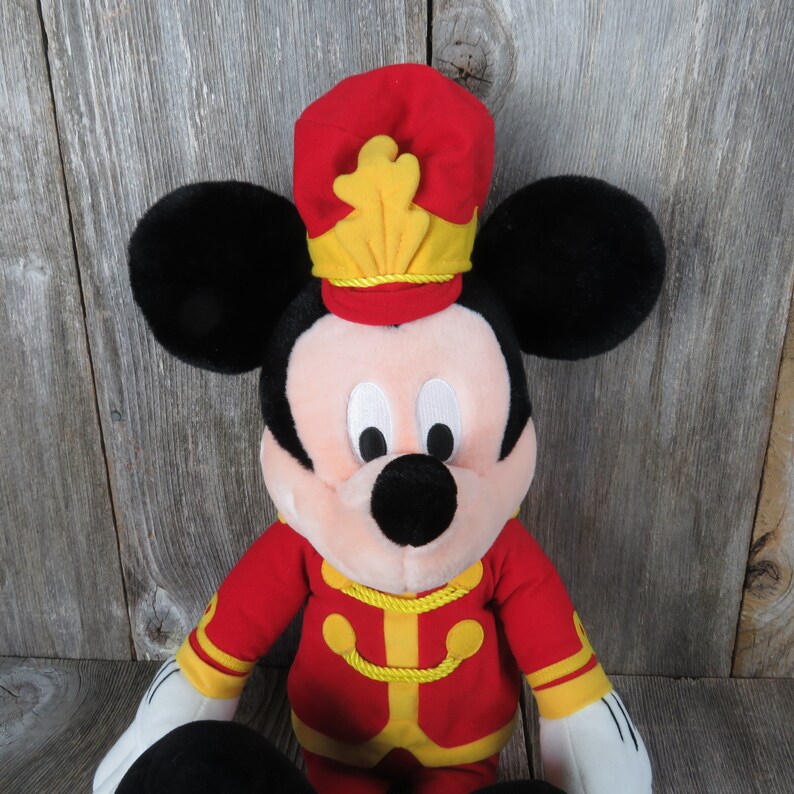 Mickey Mouse Drum Major Plush Disney Macy's Parade Singing Marching Band Uniform Leader Large Stuffed Animal image 3