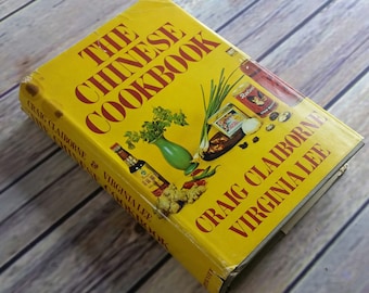Libro di cucina vintage The Chinese Cookbook 1972 Chinese Food Recipes Hardcover Craig Claiborne Virginia Lee