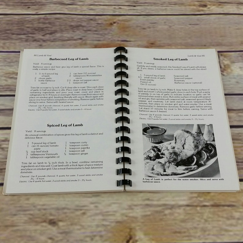 Vintage Cookbook Cookin Cajun Water Smoker Cookbook Recipes Etsy