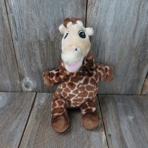 Vintage Gigi E. Giraffe Puppet Stuffed Animal Awana Sunday Vacation Bible School Plush Church Group