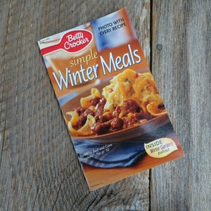 Simple Winter Meal Betty Crocker Cookbook Pamphlet Grocery Booklet January 2003
