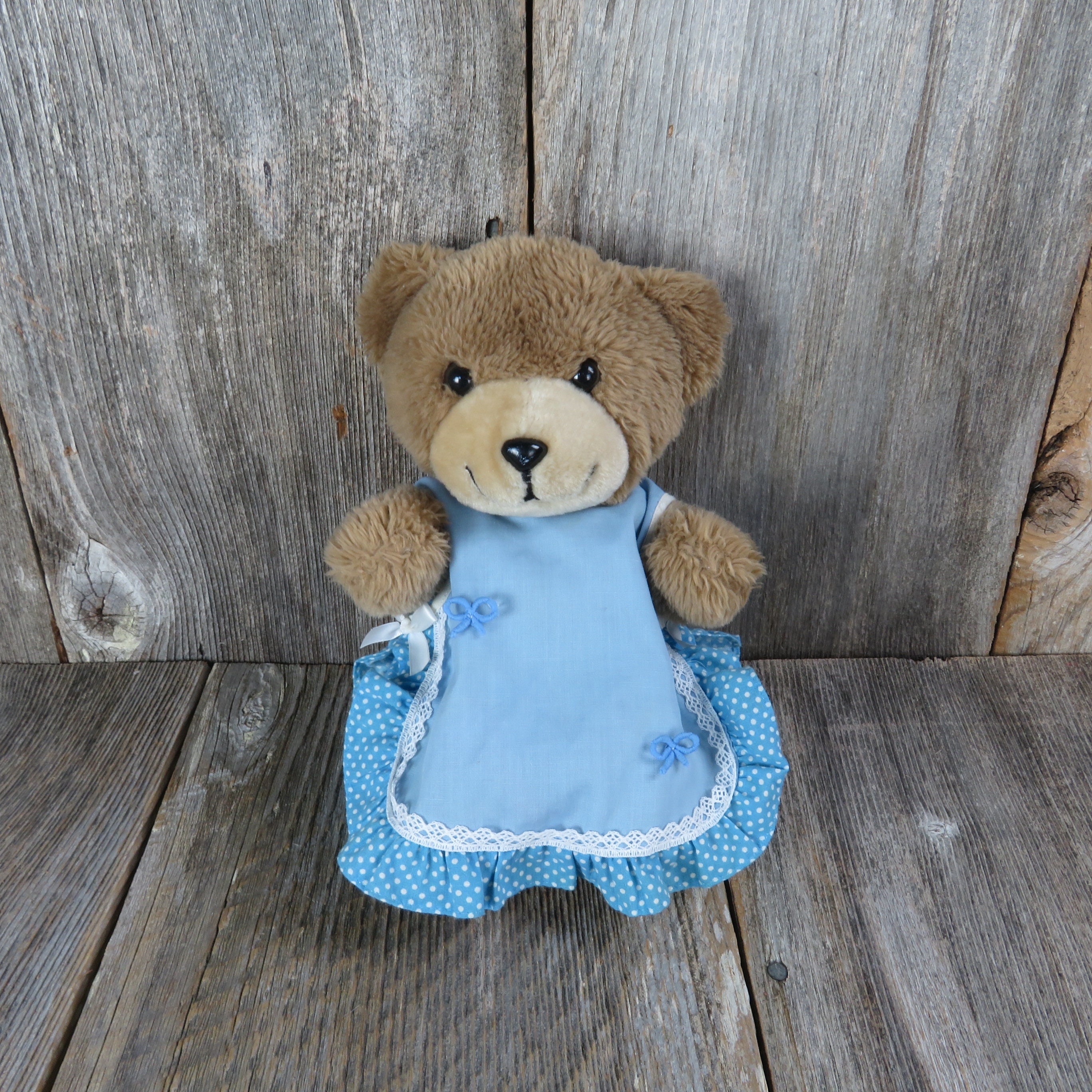 Vintage Teddy Bear Plush Blue Dress Bloomers Trudy Corporation Stuffed  Animal 1983 - Etsy