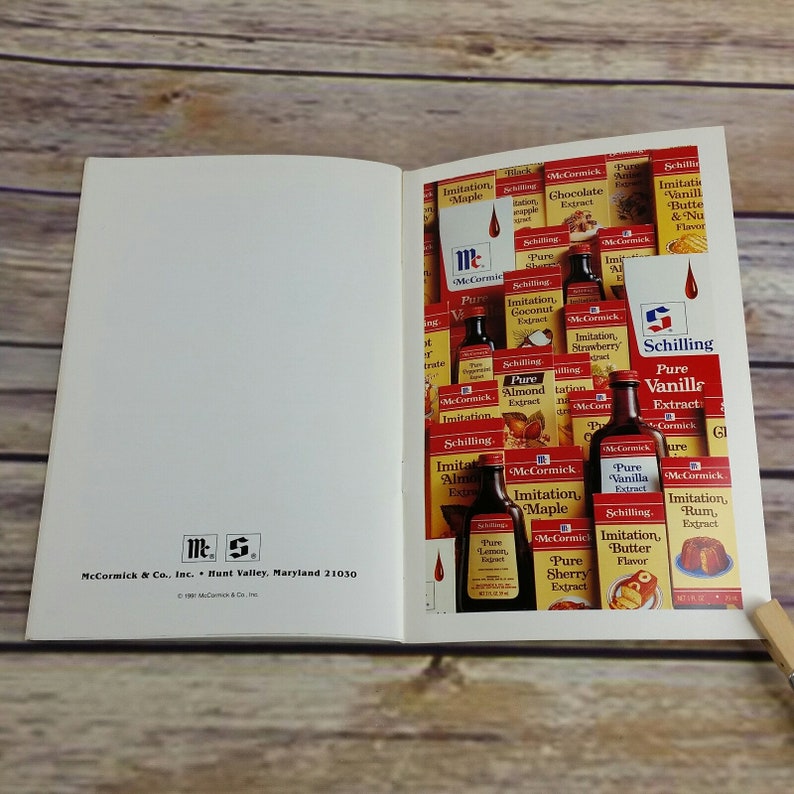 Vintage Cookbook Mccormick Schilling Extracts Recipes Add A Etsy