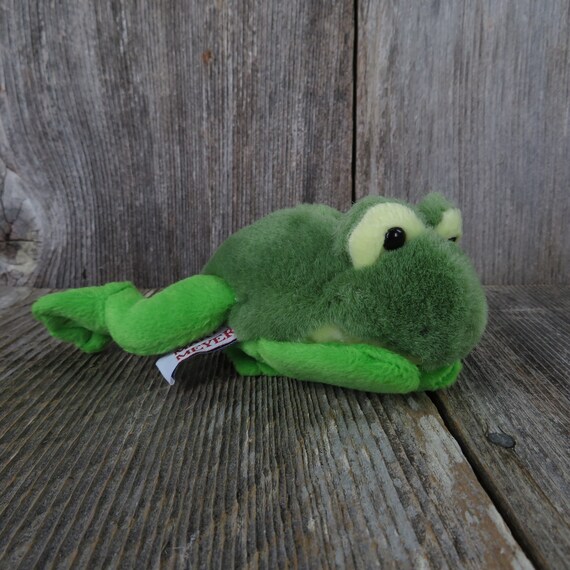 vintage frog stuffed animal