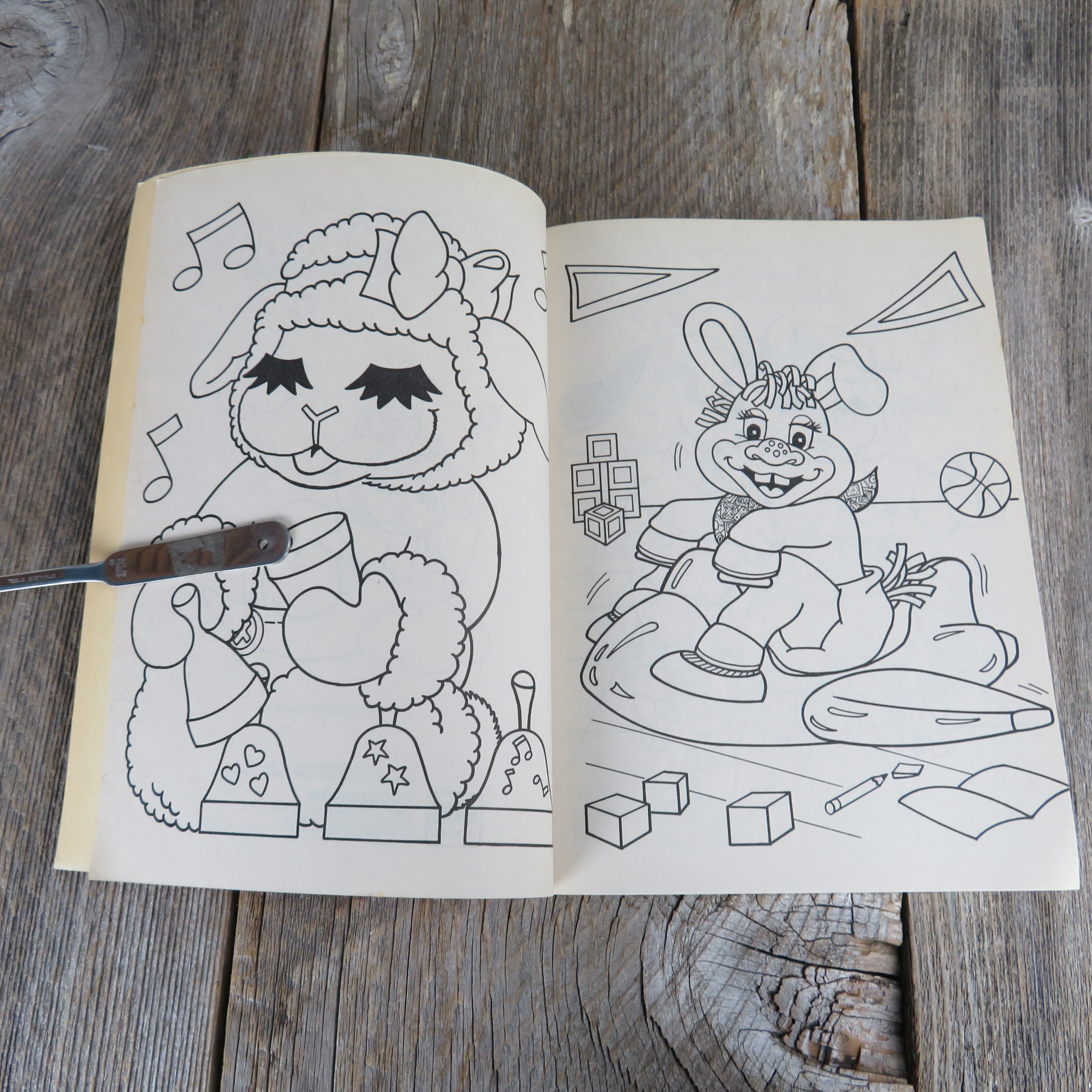 Vintage Shari Lewis' Baby Lamb Chop and Friends Coloring - Etsy