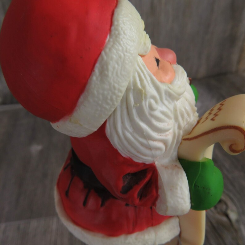 Santa Claus Stocking Holder Vintage Christmas Hallmark Hanger Etsy