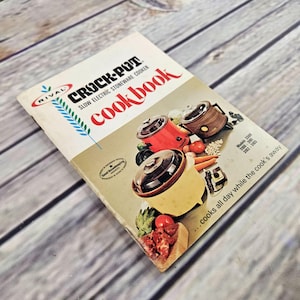 Vintage Rival Crock Pot Cookbook Owner's Manual Model Recipes Slow Cooker 3300 3100-3103 Paperback Booklet