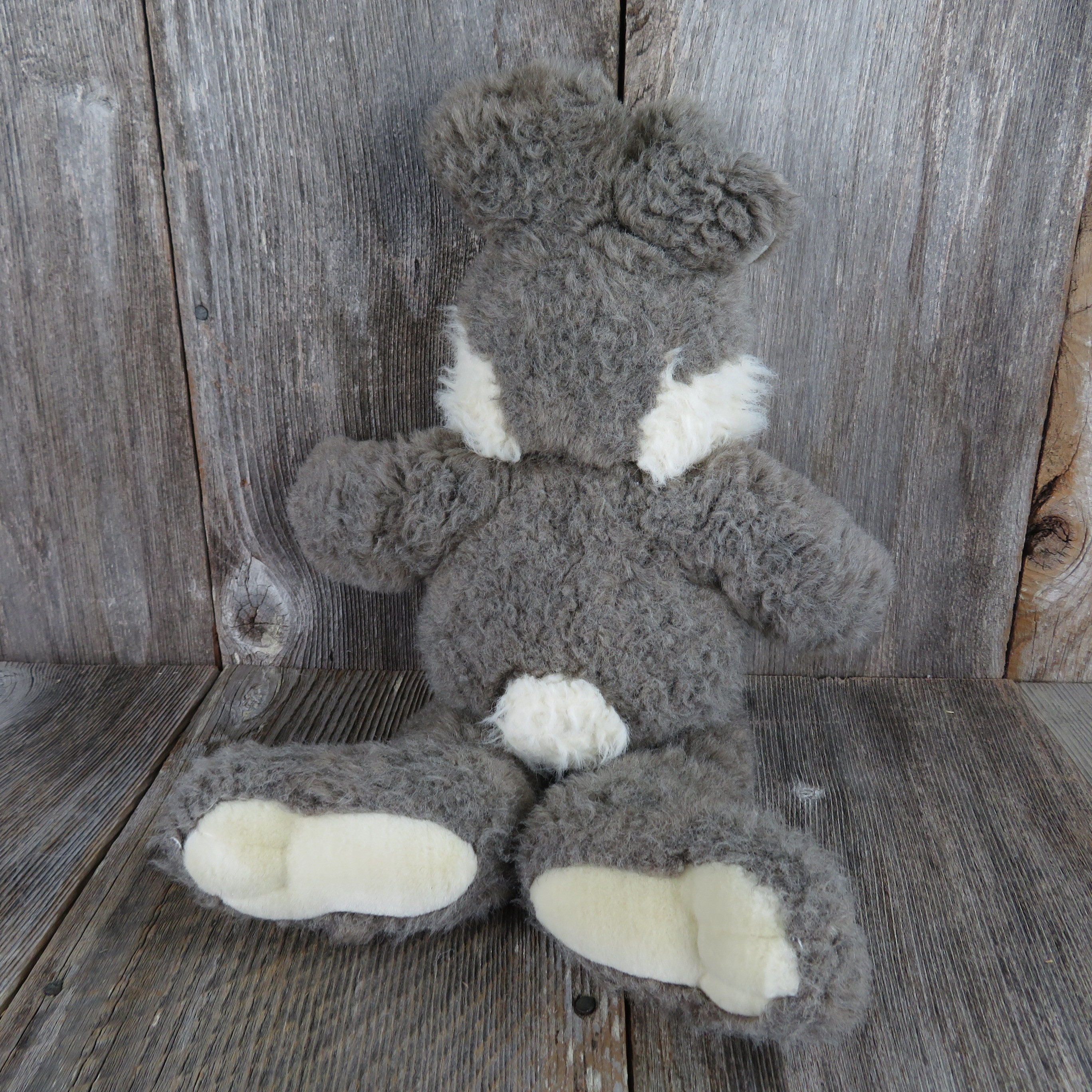 LAPIN BLANC VINTAGE bunny rabbit plush snowball 1985 rare 39/50CM EUR 49,90 - FR