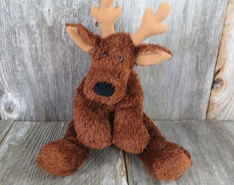 Vintage Reindeer Plush Hallmark Rodney 