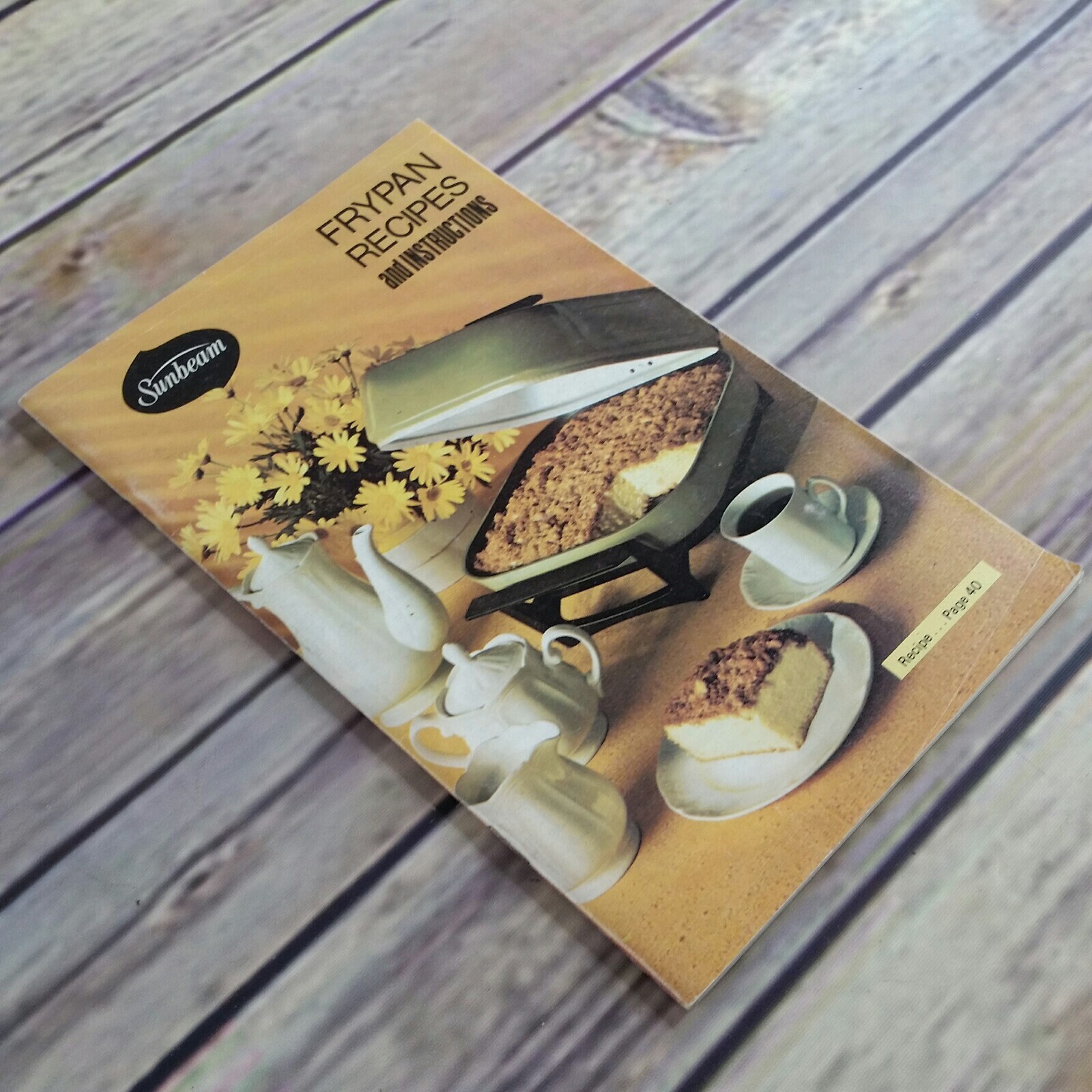 Sunbeam Frypan Vintage Cookbook Recipes and Instructions Etsy