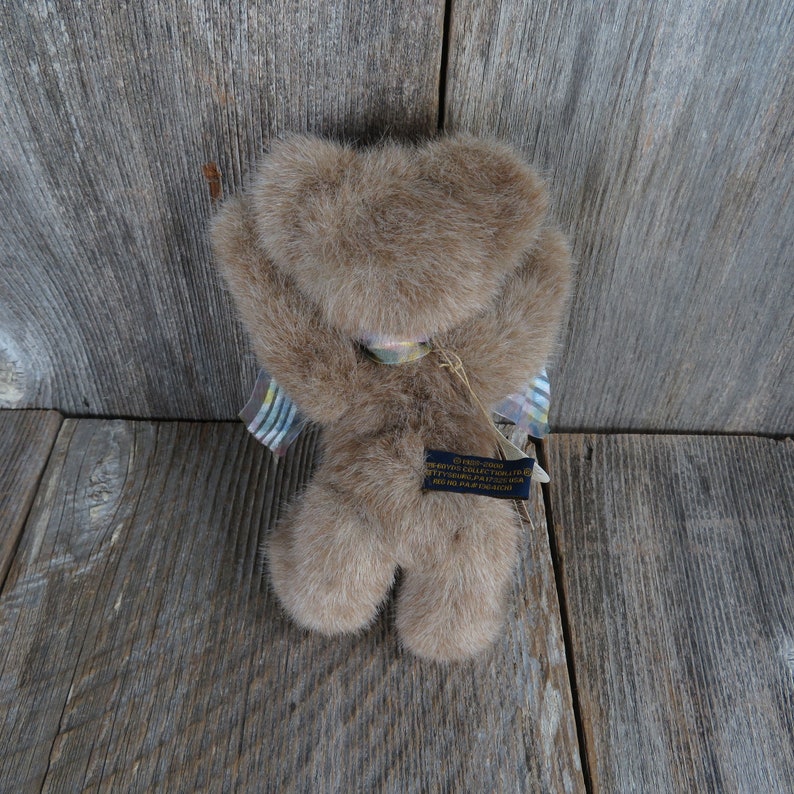 Vintage Teddy Bear Plush Jointed Brown Bow Boyd's Moms Rule Truly D ...