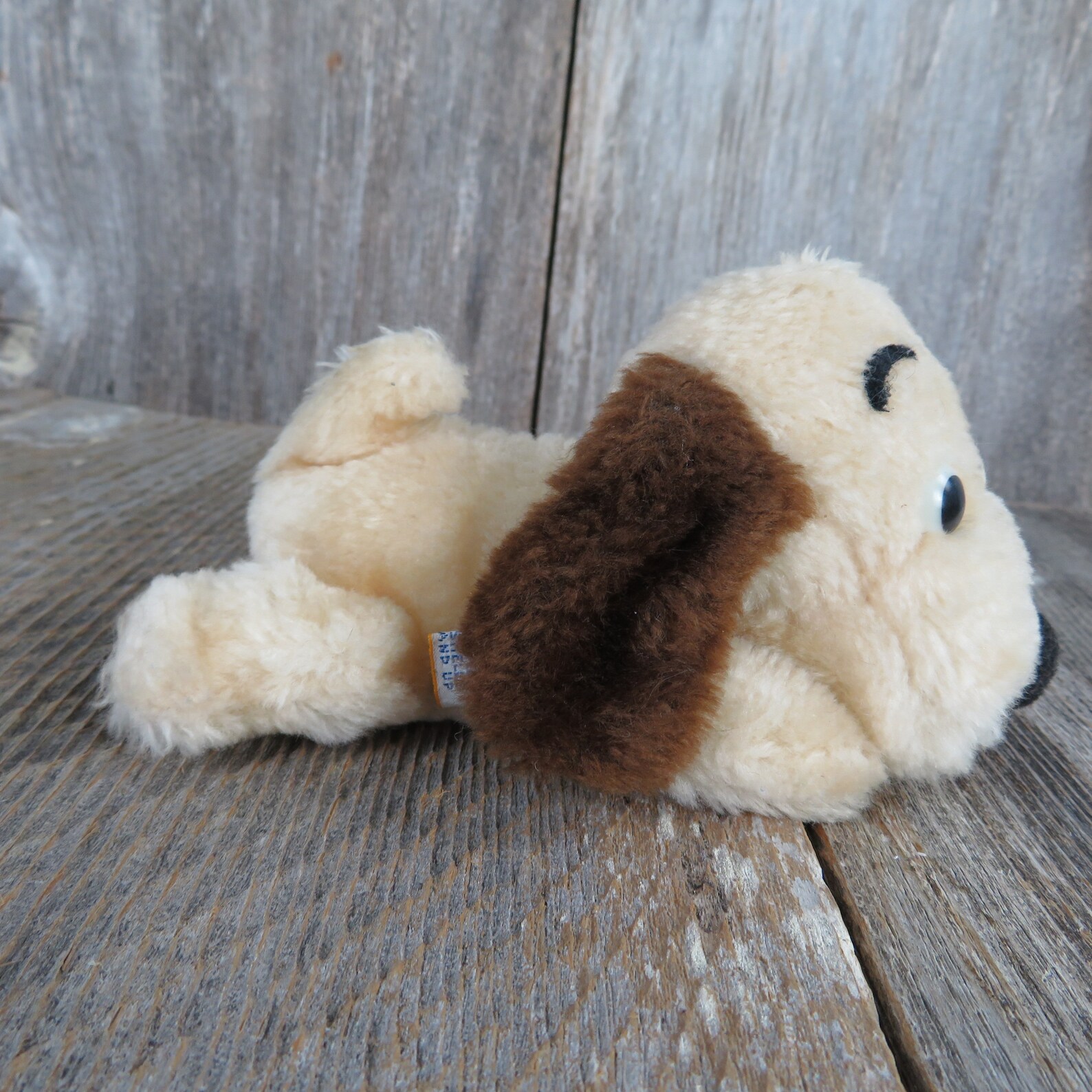 Vintage Dakin Drooper Dog Plush Cream Beige Puppy Brown Ears | Etsy