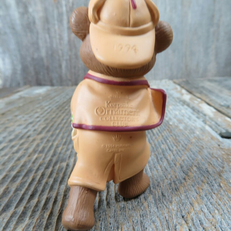 Vintage Teddy Bear Detective Ornament Hallmark Holiday Pursuit Etsy