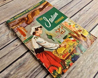 Livro de receitas italiano vintage: Artes Culinárias - 160 Obras-Primas da Culinária Italiana - 1954 - Brochura