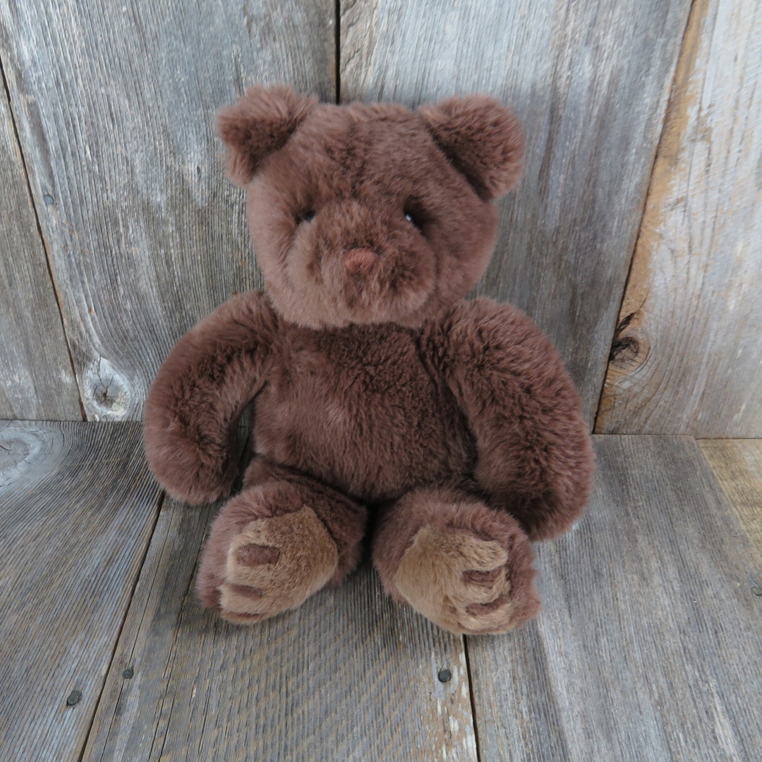 Vintage Teddy Bear Plush Brown Collector Classic Gund Stuffed Animal ...