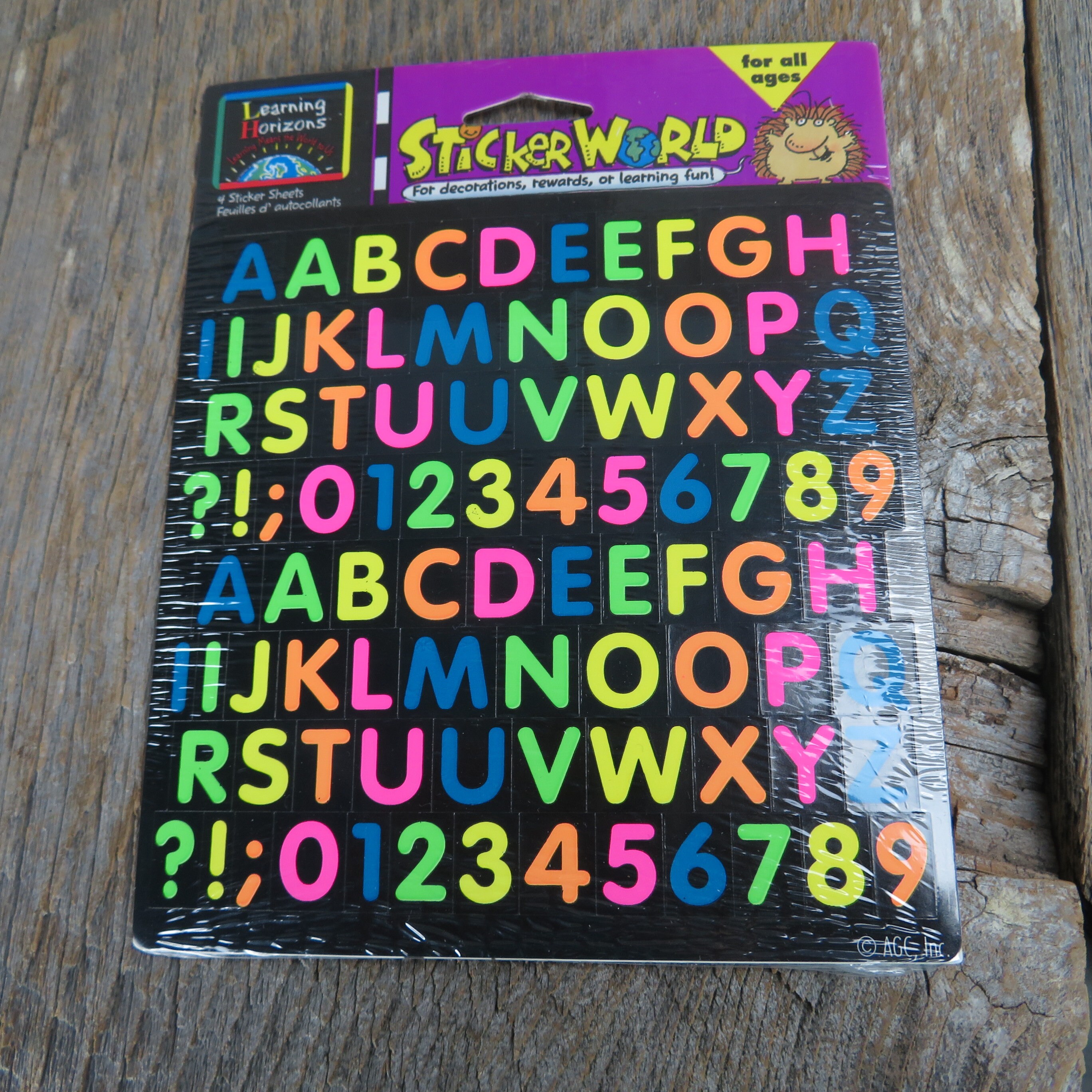 Sandylion Alphabet Semi Glossy Sticker // ABC Stickers // Alphabet