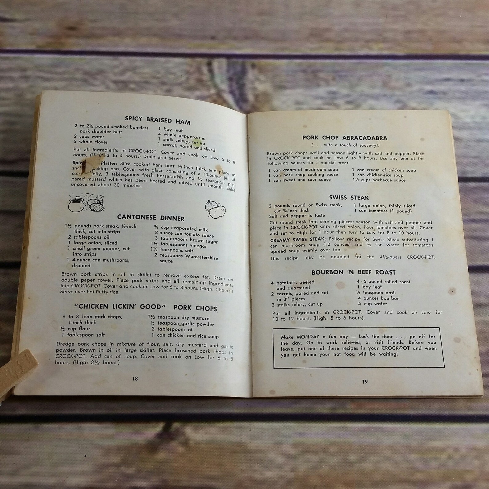 Vintage Rival Crock Pot Cookbook Owner's Manual Model | Etsy