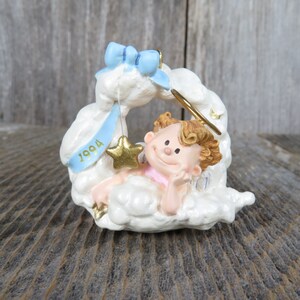 Vintage Angel on a Cloud Hallmark Ornament On Cloud Nine 1994 Member&#39;s Only