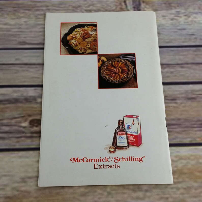 Vintage Cookbook Mccormick Schilling Extracts Recipes Add A Etsy