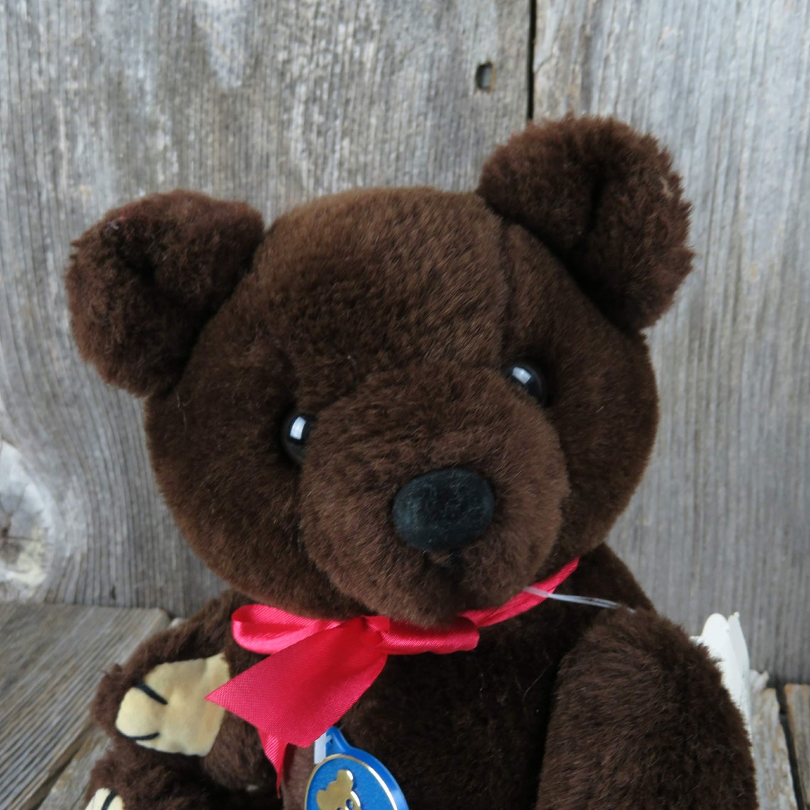 Vintage Brown Teddy Bear Plush Stuffed Animal Dakin Theodore - Etsy