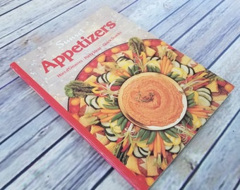 Vintage Cookbook Sunset Appetizers 1991 Paperback Book Recipes Appetizers Snacks Party Ideas Hors d'Oeuvres