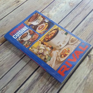 Vintage Rival Crock Pot Cookbook Cooking Recipes Slow Cooker 1995 Paperback Book