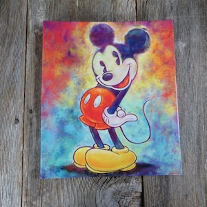 Vintage Mickey Mouse Photo Album Hallmark Disney Choose Your Own Expandable Refillable Picture Book