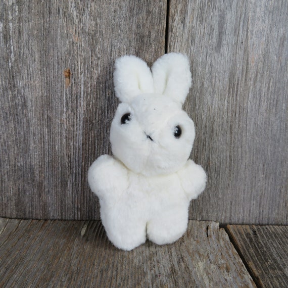 little white bunny stuffed animal