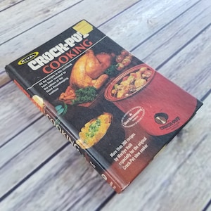 Vintage Rival Crock Pot Cookbook Cooking Recipes Slow Cooker Marilyn Neill Hardcover 1975 Good Housekeeping Golden Press