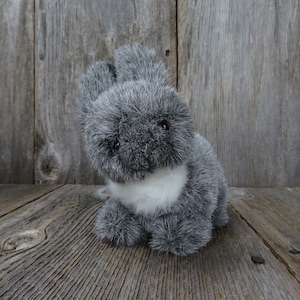 Bunny Rabbit Plush Timber Jr. Russ Berrie Grey Stuffed Animal Gray Easter Bunny Gift