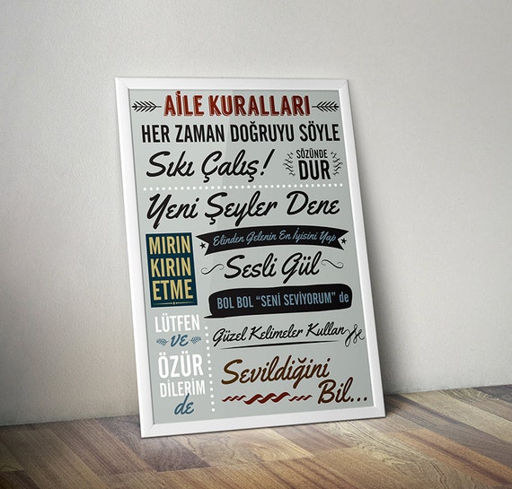 Poster: Aile Kuralları